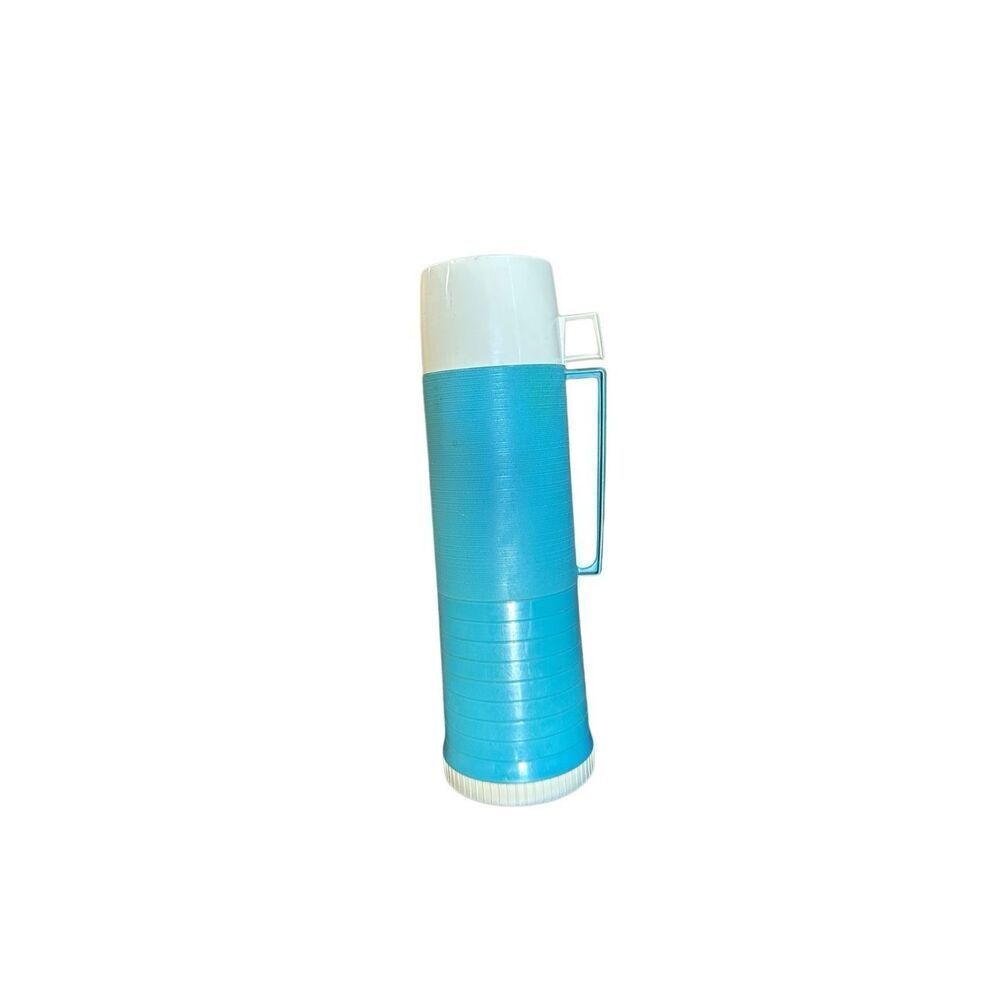Vintage Retro 24F Insulated King Seeley Blue Thermos